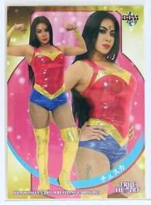 Tarjeta coleccionable de lucha libre profesional para mujer BBM Chesca - 2017 - Imagen 1 de 3
