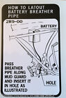 Yamaha Rd400 Rd400d Rd4000e Rd4000f 2R9 Battery Breather Caution Warning Decal
