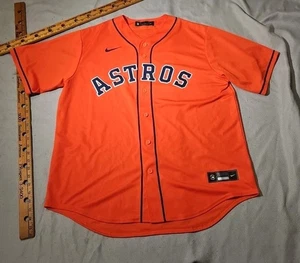 Nike Engineered Houston Astros Jersey Mens Large Orange Blank Alternate MLB - Picture 1 of 13