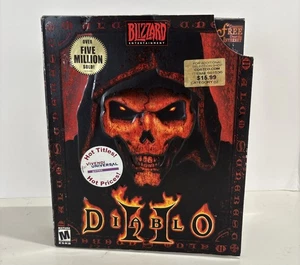 Diablo II 2 Brand NEW PC Computer Blizzard BIG BOX Factory SEALED Game RARE - Picture 1 of 13