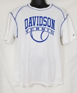 Davidson Tennis Hemd weiß Kurzarm Polyester Größe M - Bild 1 von 4