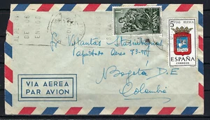 CARTAGENA - ESPAÑA A VITAUTAS STASIUKYNAS -{FILATELISTA} BOGOTÁ- COLOMBIA 1964 - Imagen 1 de 2