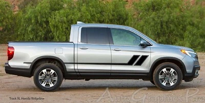 Calcomanía a rayas con gráficos de vinilo TRACK XL para Honda Ridgeline Foto 1 de 2