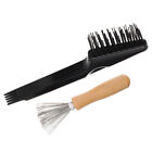1 Set metal rake prongs Hair Comb Cleaner hair brush cleaning tool Hair