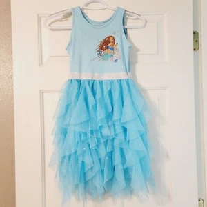 Girls Disney Jumping Bean Ruby Mermaid Dress Blue Size 7 - Picture 1 of 4