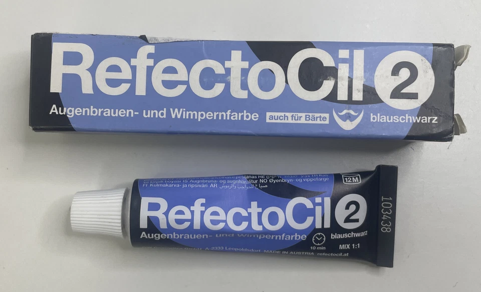 RefectoCil Eyebrow/Eyelash Paint 15 ml - 2 Blue/Black: Professional Intense - Image 1 of 3