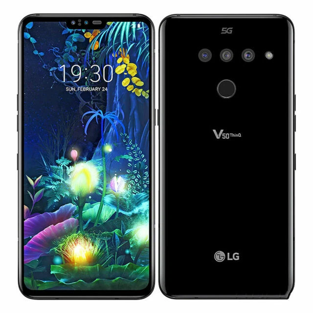 LG V50 ThinQ - 128 GB - Aurora Black (Unlocked)
