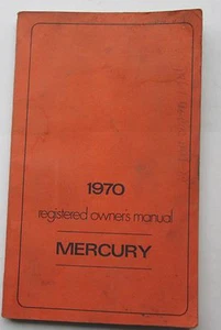 Mercury 1970 manual del dueño registrado - Imagen 1 de 5