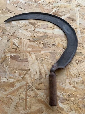 Faucille Outil ancien serpe serpette agricole ferme scie  herboriste jardin (11 - Photo 1/4