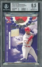 Albert Pujols Rookie 2001 Playoff Absolute Mem HOS #OD41 BGS 8.5 (10 8 8.5 9)