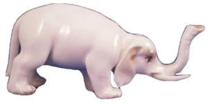 Meissen Porcelain Miniature Elephant Figurine Figure Porzellan Elefant Figur - Picture 1 of 10