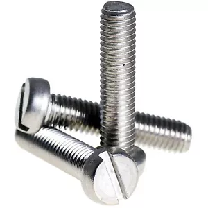 M3.5 ( 3.5mm ) A2 STAINLESS STEEL SLOTTED CHEESE HEAD MACHINE SCREWS DIN 84 - Picture 1 of 1