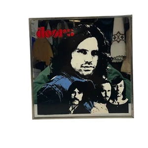 Specchio Vintage The Doors Band Musica Premio Carnevale Misura 12”x12” Cornice Metallo - Foto 1 di 9