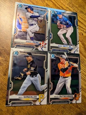 2021 Bowman Chrome - Pick Your Base Prospect BCP151-BCP250 - MLB Baseball - Image 1 of 2