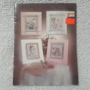 Vintage Alma Lynn Presents I Love Cross Stitch 7 Designs Booklet ALX-25 1984 - Picture 1 of 7