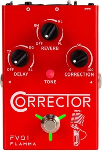 FV01 Vocal Effects Processor Pitch Correction Voice Pedal Vocal Stompbox Microph - Picture 1 of 12
