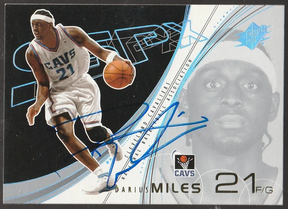 2002-03 SPx #13 Darius Miles IP autograph signed card - Image 1 of 1