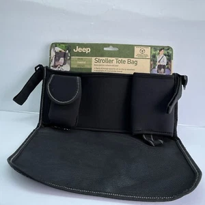 Jeep Black Stroller Tote Bag Storage Organizer for Baby Strollers Incomplete - Picture 1 of 5