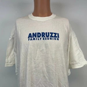 Joe Andruzzi Family Reunion T Shirt New England Patriots Vtg NFL Football 2XL - Picture 1 of 4