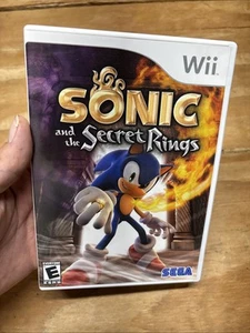 Sonic and the Secret Rings (Nintendo Wii, 2007) Completo con Manual Probado en Caja Original - Imagen 1 de 8