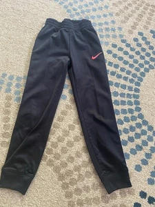 Nike Little Girls Dri-Fit Black Athletic Track Pant Size 6X L - Picture 1 of 3