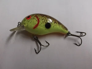 Older Pre Pradco Made Bandit 100 43C  Splatter Back Chartreuse Brown Triple Grip - Picture 1 of 8