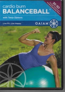 Cardio Burn Balanceball with Tanja Djelevic, DVD NEW! Gaiam - Picture 1 of 2