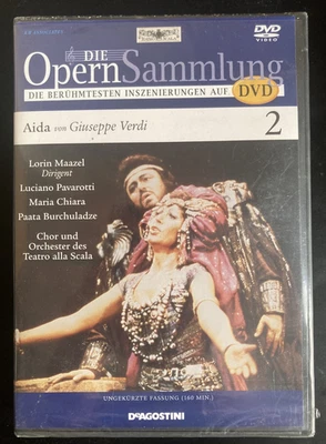 Aida von G. Verdi Die OpernSammlung 2 Luciano Pavarotti Mailänder Scala Neu - Bild 1 von 2