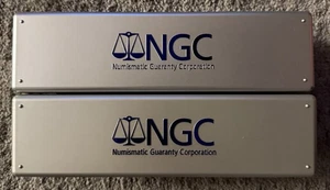 ** ZWEI ** Offizielle NGC Aufbewahrungsboxen für je 20 Standardplatte Münzrähmchen - Bild 1 von 3