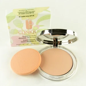 Clinique Superpowder Double Face Makeup 01 MATTE IVORY - Size 0.35 Oz. / 10 g - Picture 1 of 1