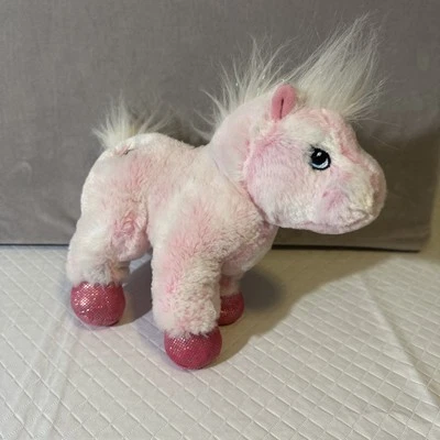WEBKINZ GANZ Pink Pony HM117 Plush Stuffed 9" - Image 1 of 4