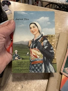 AJ-106 Japan Tea Promotional Booklet 1920's to 1930's Schimidzu Harbor, Fuji Mtn - Picture 1 of 3