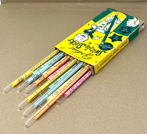 set completo J. L. Chaney Swizzle Sticks oroscopi cocktail mescolare VETRO Zodiac - Foto 1 di 12