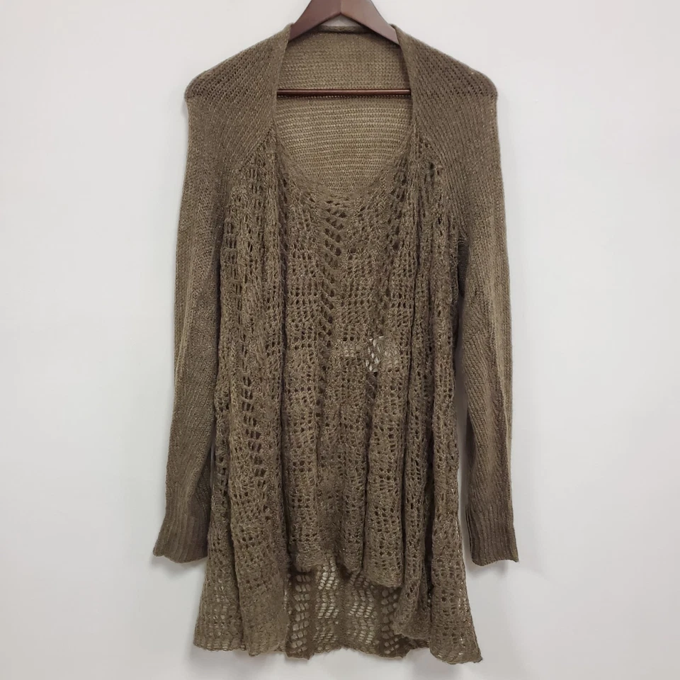 Просто Noelle женщин открытый вязаный Форрест фея гранж большого размера свитер размер XXL - Изображение 1 из 4