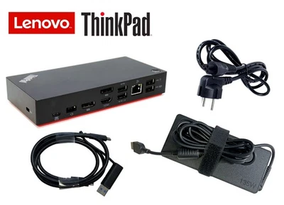 Lenovo ThinkPad Universal Docking station USB-C - (40AS0090EU) 135W - Immagine 1 di 4