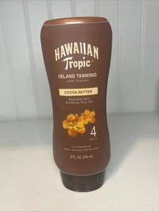Loción protectora solar Hawaiian Tropic Island bronceadora FPS 4 8 fl oz - Imagen 1 de 2