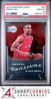 Panini Brilliance #90 2012 Grant Hill Suns Hof Pop 2 PSA 10 Foto 1 de 3