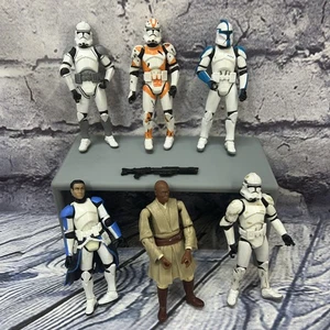 6 Stück - Vintage lose Star Wars Figuren / meist Storm Troopers / 1 Zubehör - Bild 1 von 24