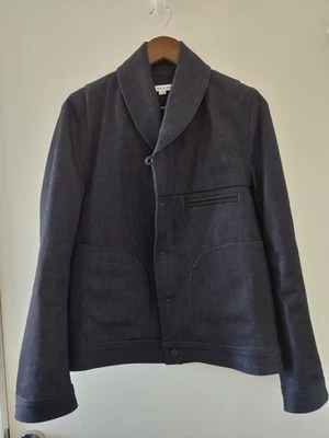 The Arrivals USA Made Japanese Denim Wool Lined Jacket Men S - Image 1 of 4