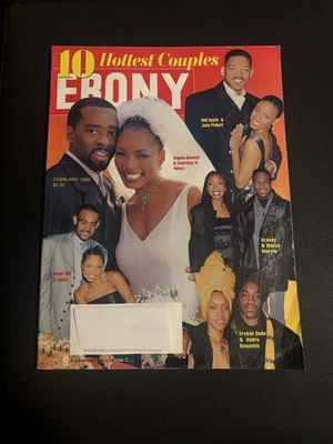 Vintage EBONY 10 Hottest Couples 1998 Will Smith, Grant Hill, Andre Benjamin Foto 1 de 4