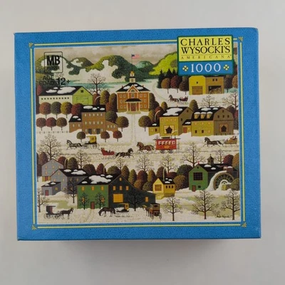 Charles Wysocki Blossom River Junction 1000 PC Puzzle New and Sealed - Image 1 of 4