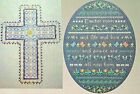 Easter Egg Morn New Born Beaded Cross Specialty Stitch 2 CROSS STITCH PATTERNS