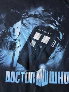 Camiseta Dr. Who Temporada Once Talla S 100 % Algodón Manga Corta Camiseta Azul Marino - Imagen 1 de 6