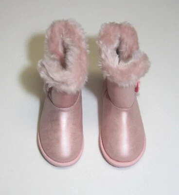 Toddler Girls Shimmer Fleece Boots Pink, NWT, Cherokee - Image 1 of 4