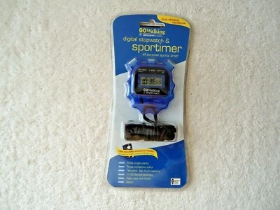 " NIP " Sportline Go Walking Digital Stopwatch & Sportimer " GREAT ITEM " - Image 1 of 4