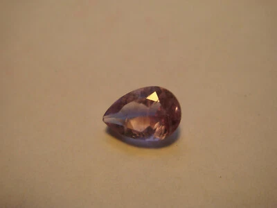 Amethyst Gemstone Pear Cut 9 mm x 6 mm 1.2 Carat Natural Gem  - Image 1 of 3