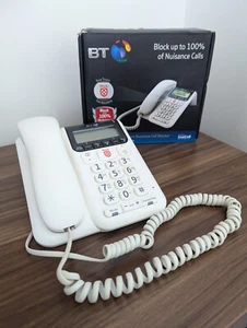 BT Decor 2600 Premium Nuisance Call Corded Telephone Answering Machine - Boxed - Afbeelding 1 van 8