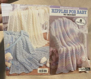 BEGINNER'S GUIDE RIPPLES FOR BABY AFGHANS DIGEST SIZE CROCHET PATTERN BOOK