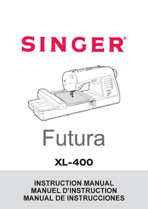 Singer Futura XL-400 Instruction Manual: 112 Pages Coil Bound - Picture 1 of 2