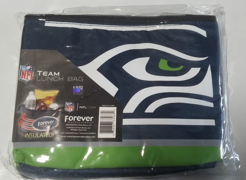 Seattle Seahawks Insulated soft side Lunch Bag Cooler New - BIg Logo Cover